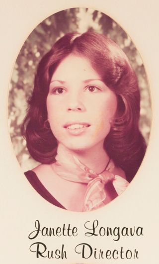 Beta Omega Chapter Composite Detail, Janette Longava, 1976-1977