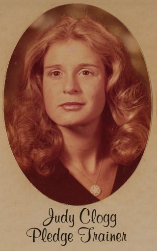 Beta Omega Chapter Composite Detail, Judy Clogg, 1978-1979