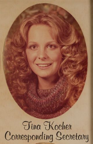 Beta Omega Chapter Composite Detail, Tina Kocher, 1978-1979