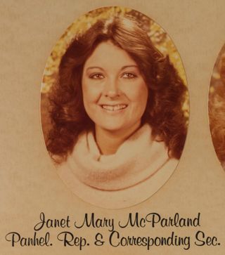 Beta Omega Chapter Composite Detail, Janet Mary McParland, 1979-1980