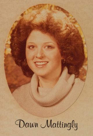 Beta Omega Chapter Composite Detail, Dawn Mattingly, 1979-1980