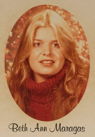 Beta Omega Chapter Composite Detail, Beth Ann Maragas, 1979-1980