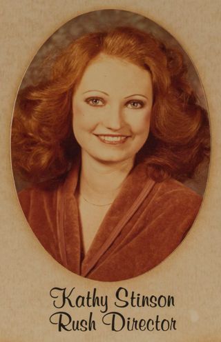 Beta Omega Chapter Composite Detail, Kathy Stinson, 1980-1981