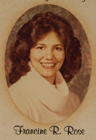 Beta Omega Chapter Composite Detail, Francine R. Rose, 1980-1981