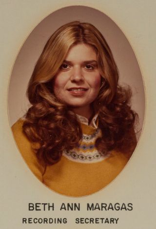 Beta Omega Chapter Composite Detail, Beth Ann Maragas, 1981-1982