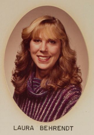 Beta Omega Chapter Composite Detail, Laurie Behrendt, 1981-1982