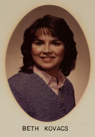 Beta Omega Chapter Composite Detail, Beth Kovacs, 1981-1982