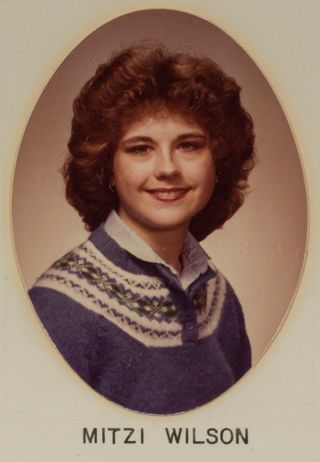 Beta Omega Chapter Composite Detail, Mitzi Wilson, 1981-1982