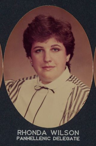 Beta Omega Chapter Composite Detail, Rhonda Wilson, 1982-1983