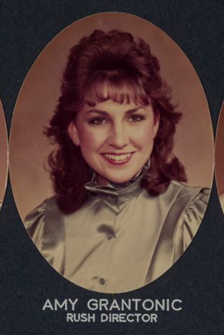 Beta Omega Chapter Composite Detail, Amy Grantonic, 1982-1983