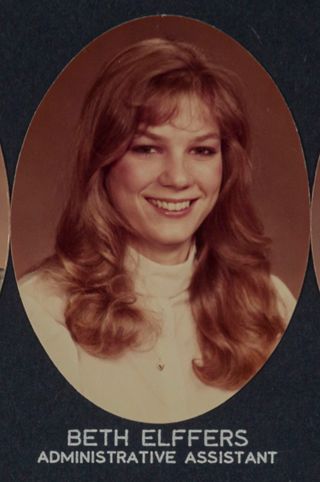 Beta Omega Chapter Composite Detail, Beth Elffers, 1982-1983