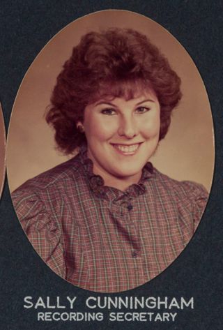 Beta Omega Chapter Composite Detail, Sally Cunningham, 1982-1983