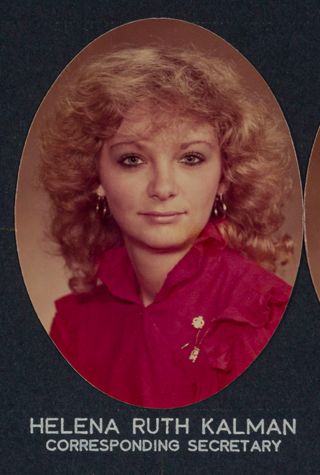 Beta Omega Chapter Composite Detail, Helena Ruth Kalman, 1982-1983