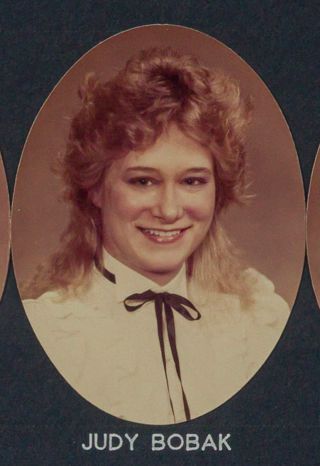 Beta Omega Chapter Composite Detail, Judy Bobak, 1982-1983