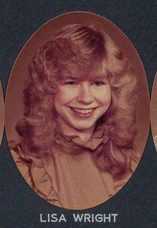 Beta Omega Chapter Composite Detail, Lisa Wright, 1982-1983