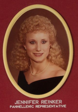 Beta Omega Chapter Composite Detail, Jennifer Reinker, 1983-1984