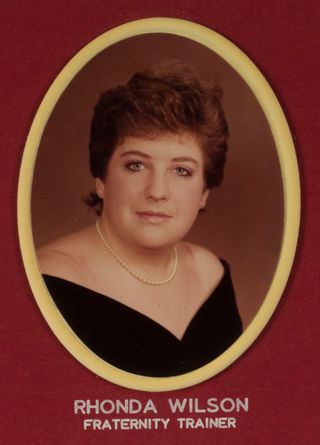 Beta Omega Chapter Composite Detail, Rhonda Wilson, 1983-1984
