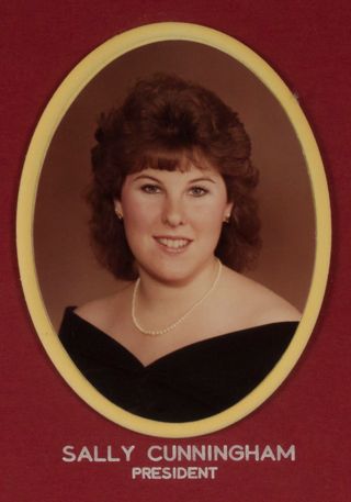 Beta Omega Chapter Composite Detail, Sally Cunningham, 1983-1984