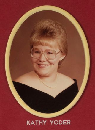 Beta Omega Chapter Composite Detail, Kathy Yoder, 1983-1984