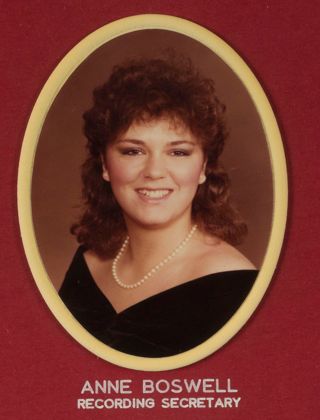Beta Omega Chapter Composite Detail, Anne Boswell, 1983-1984