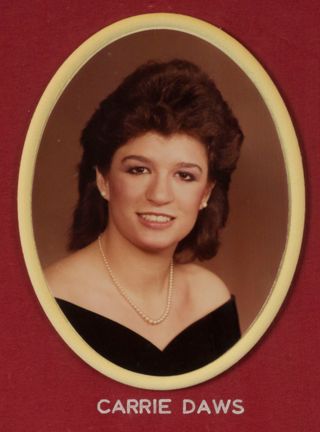 Beta Omega Chapter Composite Detail, Carrie Daws, 1983-1984