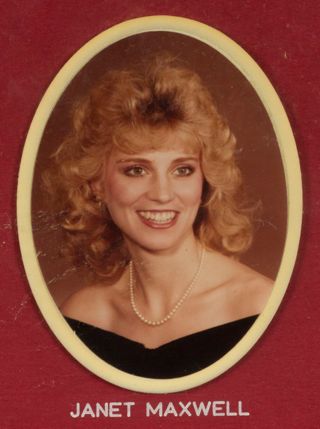 Beta Omega Chapter Composite Detail, Janet Maxwell, 1983-1984