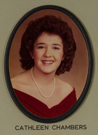 Beta Omega Chapter Composite Detail, Cathleen Chambers, 1984-1985