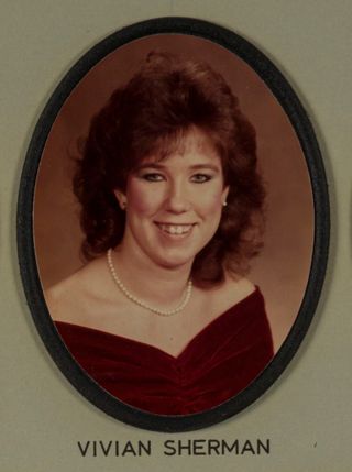 Beta Omega Chapter Composite Detail, Vivian Sherman, 1984-1985