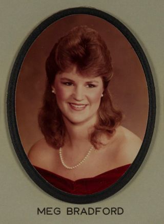 Beta Omega Chapter Composite Detail, Meg Bradford, 1984-1985