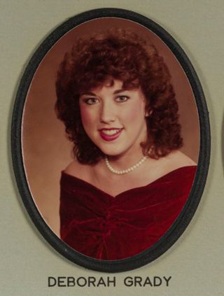 Beta Omega Chapter Composite Detail, Deborah Grady, 1984-1985