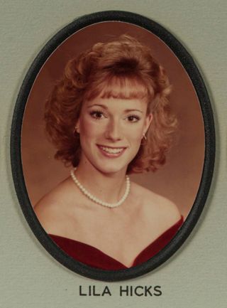 Beta Omega Chapter Composite Detail, Lila Hicks, 1984-1985