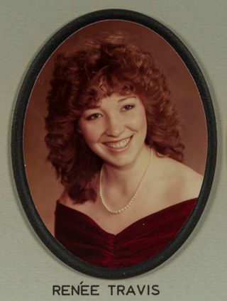 Beta Omega Chapter Composite Detail, Renee Travis, 1984-1985