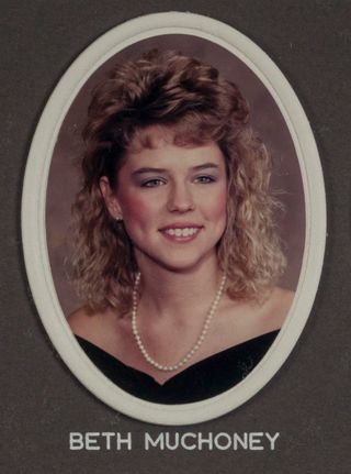 Beta Omega Chapter Composite Detail, Beth Muchoney, 1985-1986