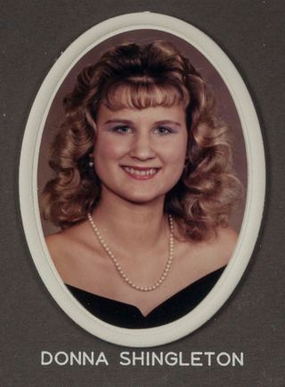 Beta Omega Chapter Composite Detail, Donna Shingleton, 1985-1986