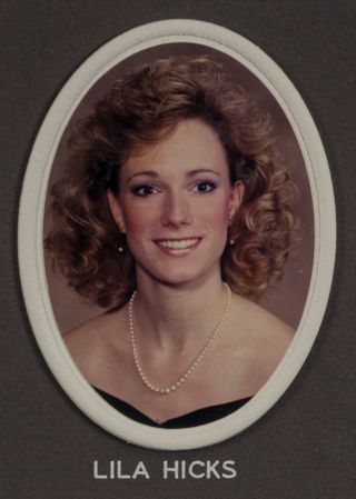 Beta Omega Chapter Composite Detail, Lila Hicks, 1985-1986