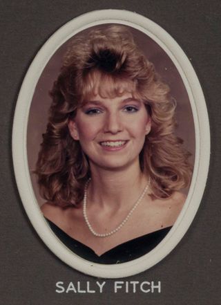 Beta Omega Chapter Composite Detail, Sally Fitch, 1985-1986