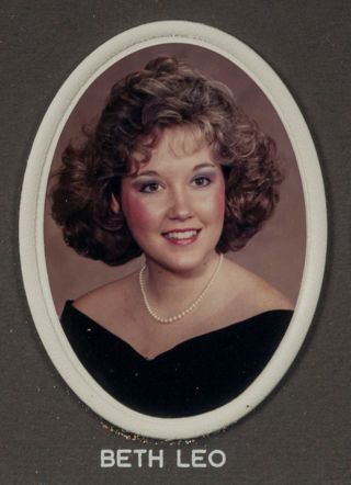 Beta Omega Chapter Composite Detail, Beth Leo, 1985-1986