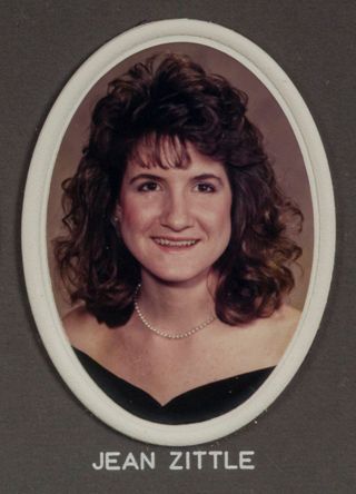 Beta Omega Chapter Composite Detail, Jean Zittle, 1985-1986