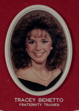 Beta Omega Chapter Composite Detail, Tracey Benetto, 1986-1987