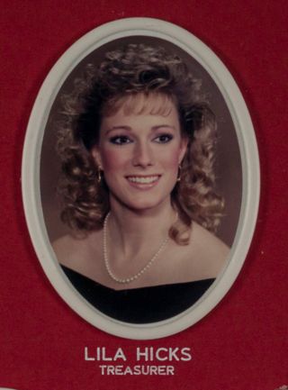 Beta Omega Chapter Composite Detail, Lila Hicks, 1986-1987