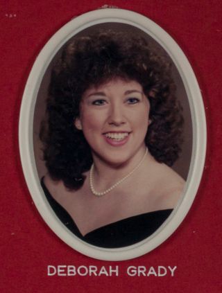 Beta Omega Chapter Composite Detail, Deborah Grady, 1986-1987