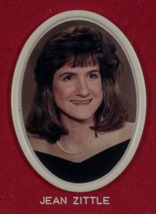 Beta Omega Chapter Composite Detail, Jean Zittle, 1986-1987