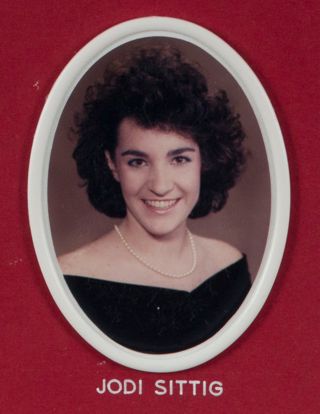 Beta Omega Chapter Composite Detail, Jodi Sittig, 1986-1987