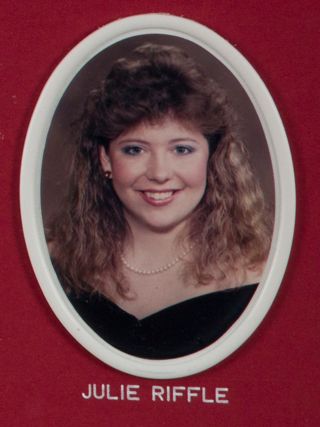 Beta Omega Chapter Composite Detail, Julie Riffle, 1986-1987