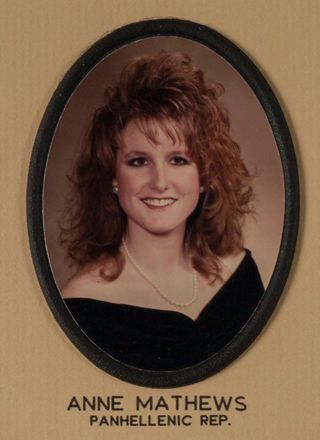 Beta Omega Chapter Composite Detail, Anne Mathews, 1987-1988