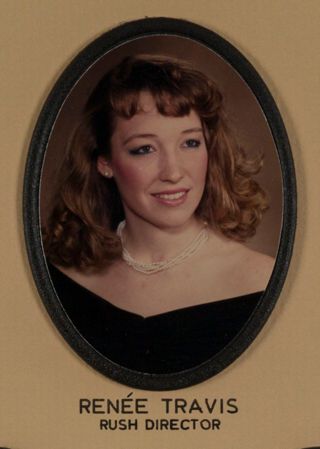 Beta Omega Chapter Composite Detail, Ren&eacute;e Travis, 1987-1988