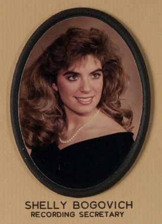 Beta Omega Chapter Composite Detail, Shelly Bogovich, 1987-1988