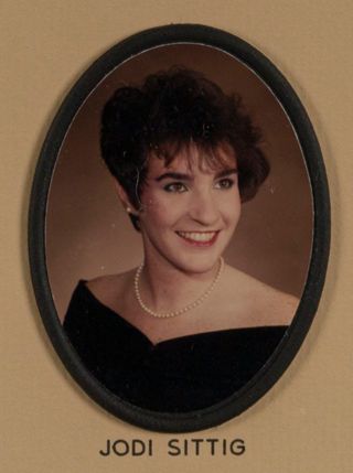 Beta Omega Chapter Composite Detail, Jodi Sittig, 1987-1988