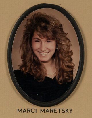 Beta Omega Chapter Composite Detail, Marci Maretsky, 1987-1988