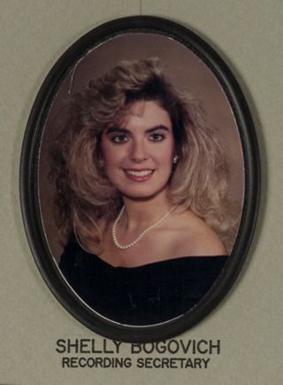 Beta Omega Chapter Composite Detail, Shelly Bogovich, 1988-1989